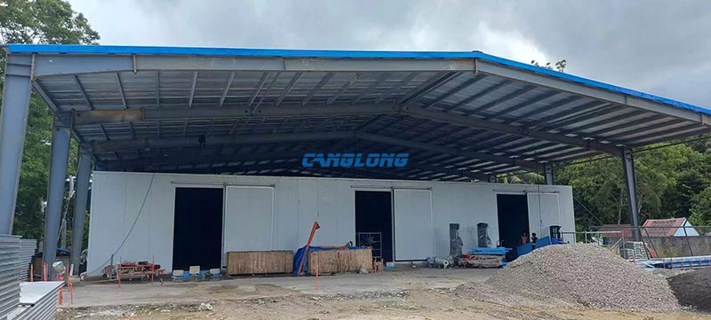 steel structure cold storage shed