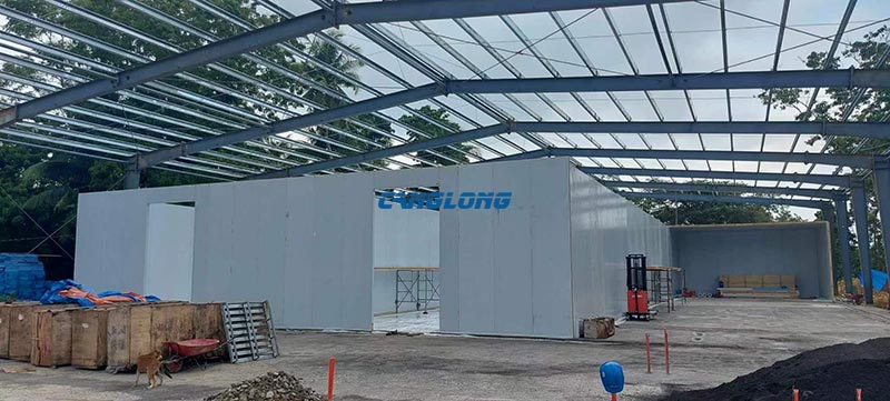 steel structure cold storage shed