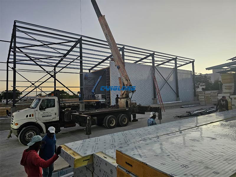 Dominican steel structure cold warehouse