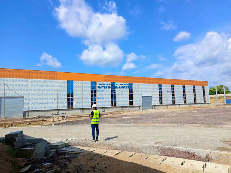 Cameroon prefabricated industrial plant