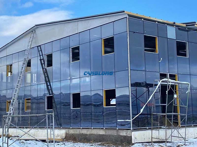 Mongolian steel structure warehouse