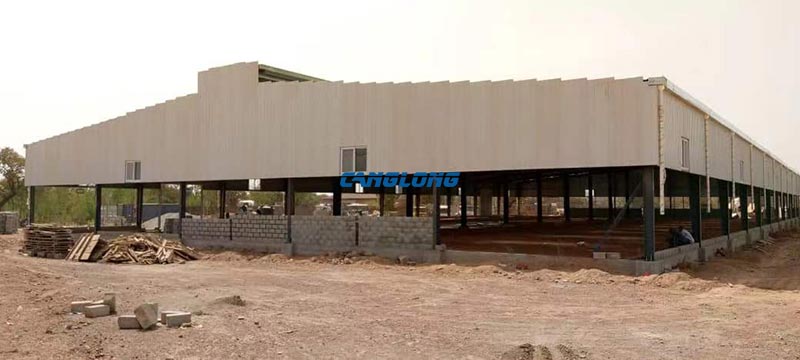 prefabricated factory shed