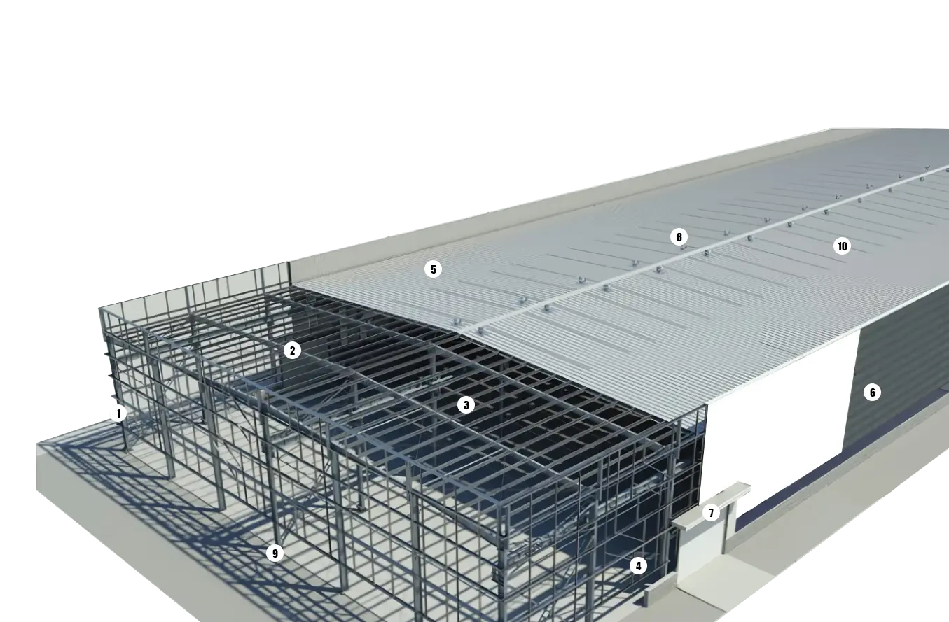 steel structre factory Builing