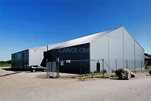 Sweden Steel Structure Indoor Tennis Court