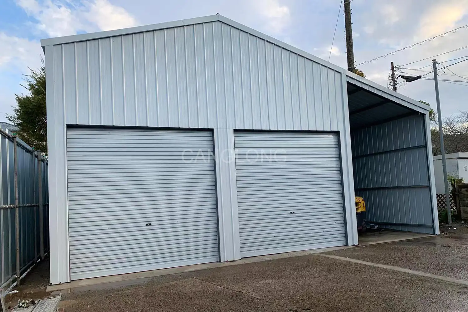 Japan Prefabricated Metal Garage Building
